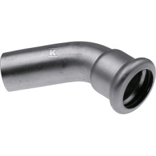 KAN-therm Inox відвід ніпельний 45° press 15 мм (1609068073)