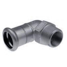 KAN-therm Inox відвід з зовнішнью різьбою press 42хR1/2 (1609070009)