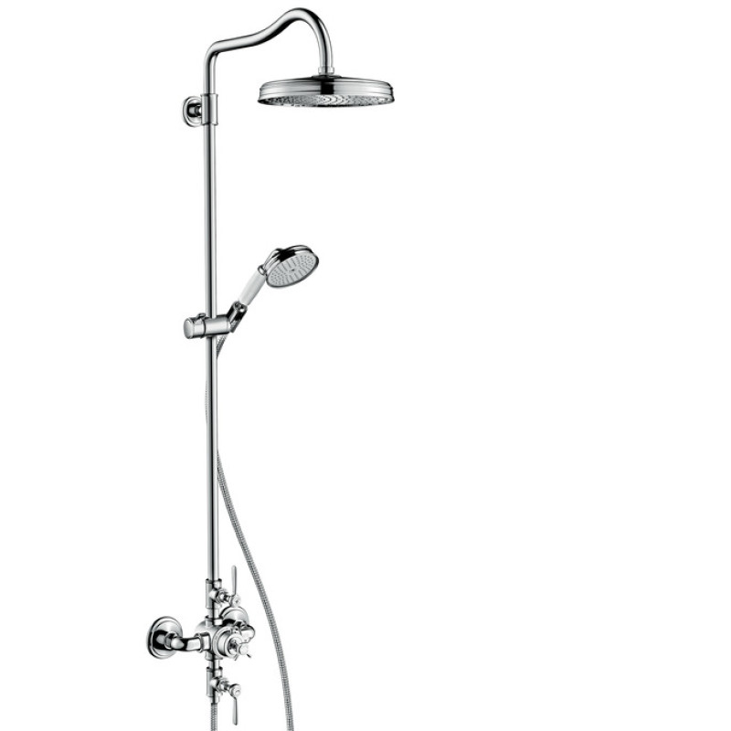 Axor Montreux Showerpipe Душова система з термостатом і верхнім душем 1jet, хром, (16572000)