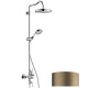 Axor Montreux Showerpipe Душова система з термостатом та верхнiм душем 1jet, колiр покриття шлiфована бронза, (16572140)