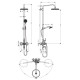 Axor Montreux Showerpipe Душевая система с термостатом и верхним душем 1jet, цв полир золото, (16572990)
