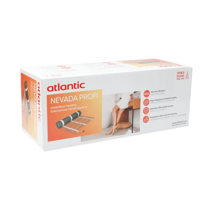 Мат нагрівальний в комплекті Atlantic Nevada Profi EcoPRO-500-2.5/200 W/m2