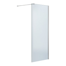 VOLLE Стінка Walk-In 90*190см, прозоре скло 8мм + профіль стіновий 1900мм для Walk-IN + тримач скла (D) 1000мм, (18-08-90+01-01+05D-100)