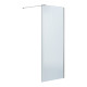 VOLLE Стенка Walk-In 90*190см, прозрачное стекло 8мм + профиль стеновой 1900мм для Walk-IN + держатель стекла (D) 1000мм, (18-08-90+01-01+05D-100)