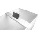 VOLLE Накладная полка для ванны, каменная Solid surface 870 * 115 * 24мм, цвет белый, (18-40-403)