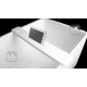VOLLE Накладная полка для ванны, каменная Solid surface 870 * 115 * 24мм, цвет коричневый, (18-40-403S)
