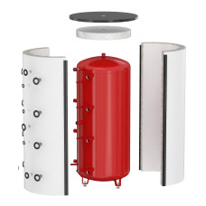 Meibes Ізоляція біла для баків Flamco PS 1000, PS-R 1000,FWS 1000, KPB 1000, KPS 1000 (пінополістирол, товщина 80 мм, з зовнішньою поліпропіленовою обшивкою) (18693)