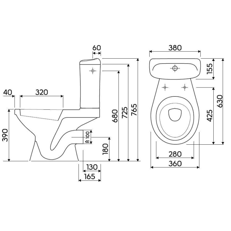 KOLO IDOL компакт напольний, гор.випуск бачок 3/6л.нижн.пiдведення, з сидiнням м`яким (укр.), Украина (19026-00U)