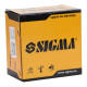 SIGMA Круг зачисний по металу Ø125×6.0×22.2мм, 12200об/хв (1931311)