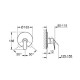 Grohe Eurosmart Cosmopolitan Змішувач для душу, одноважiльний (прихована частина 35501000 окремо), хром, (19383000)