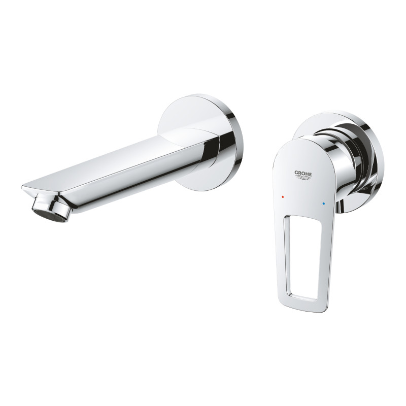 Grohe BAULOOP змішувач для умивальникана 2 отв. ПМ, одноважільний, колір хром, (20289001)