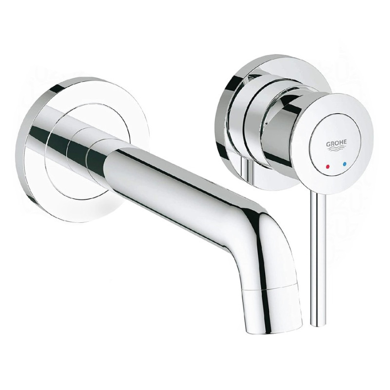 Grohe BAUCLASSIC смеситель для умывальника, однорычажный, встраиваемый механизм в комплекте, (2029200С)