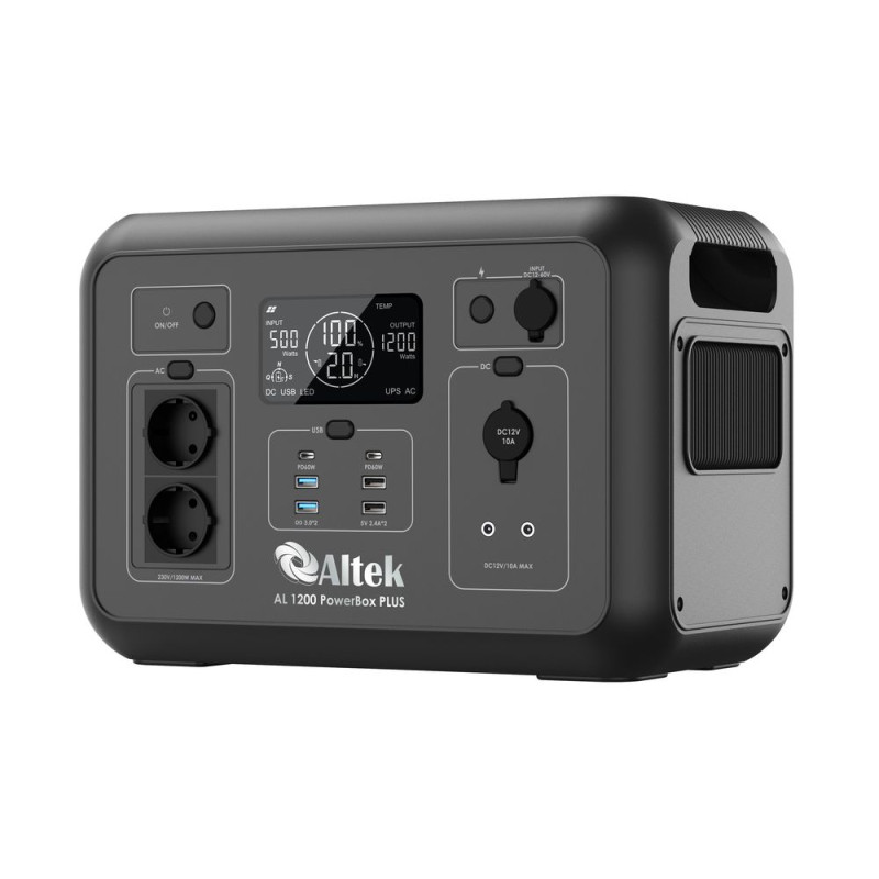 Altek Портативна зарядна станція AL 1200 PowerBox PLUS (1008 Вт·г) (2116273)
