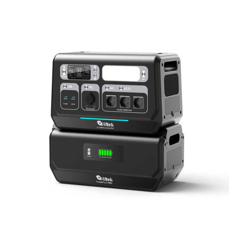 Altek Портативна зарядна станція AL 2400 PowerBox PRO PLUS (2048 Вт·г) (2116995)
