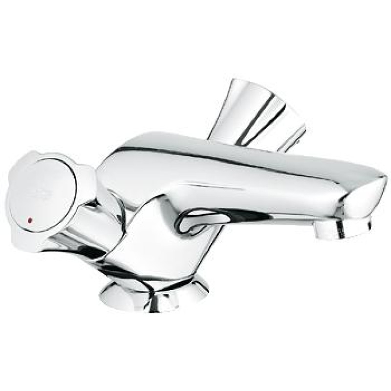 Grohe COSTA L-змішувач для раковини на один отвір (гнучка підводка, із зливним гарнітуром), хром, (21390001)