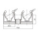 Кріплення PPR Thermo Alliance 20 подвійний SD00050998
