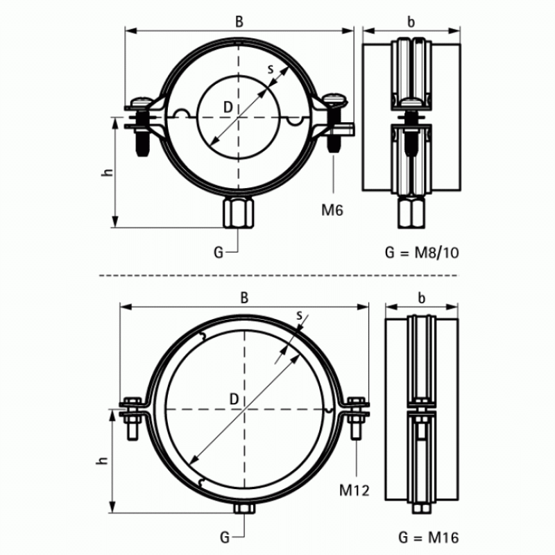 Блок термоизоляционный Walraven BISOFIX® E13 d 54,0 мм 2210054
