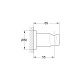 Grohe 22117KF0 Rainshower Тримач ручного душу, чорний матовий inshower Тримач ручного душу, чорний матовий (22117KF0)