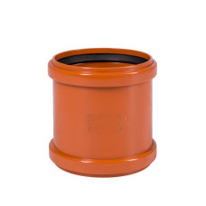 Ostendorf Муфта подвійна Dn 125 KG (PVC) (221510)