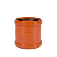 Ostendorf Муфта подвійна Dn 200 KG (PVC) (223510)