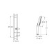 Grohe Rainshower Smartactive 130 Душовий гарнітур, 3 режими струменю (22725KF5)