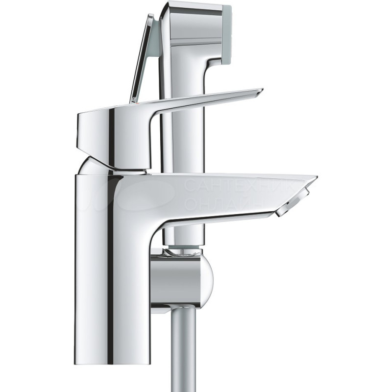 Grohe QuickFix Start Одноважільний змішувач для раковини S-Size із гігієнічним душем (23123003)