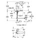 Grohe Eurocube Змішувач для раковини, одноважiльний, (23135000)