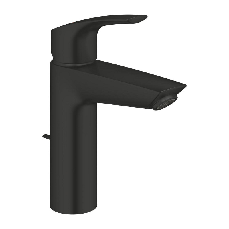 Grohe 233222433 Eurosmart Одноважільний змішувач для раковини M-Size з донним клапаном, чорний матовий urosmart Одноважільний змішувач для раковини M-Size з донним клапаном, чорний матовий (233222433)
