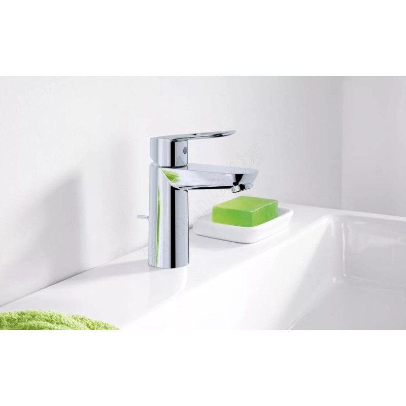Grohe BauLoop Змішувач для раковини, одноважiльний, з ланцюгом, (23336000)