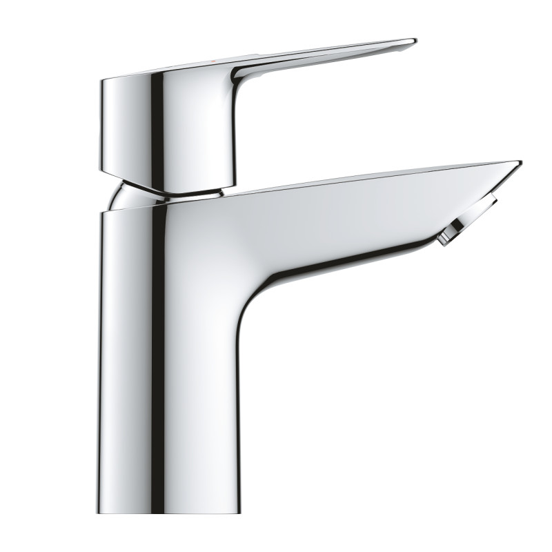 Grohe Змішувач для умивальника BauLoop однорычажный, без донного клапана, хром (23337001)