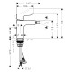Grohe BauLoop Змішувач для біде, одноважiльний, (23338000)