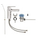 Grohe QuickFix Get Одноважільний змішувач для раковини M-Size (23454000)