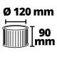 Einhell Фільтр гофрований до пилососів для золи TC-AV 1718 D/1720 DW (2351311)