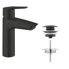 Grohe QuickFix Start Одноважільний змішувач для раковини M-Size + нажимний донний клапан (235752432)