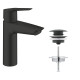 Grohe QuickFix Start Одноважільний змішувач для раковини M-Size + нажимний донний клапан (235752432)