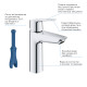 Grohe QuickFix Start Одноважільний змішувач для раковини M-Size (23746002)