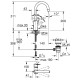 Grohe Змішувач для раковини BauLoop New L-size (23763001)