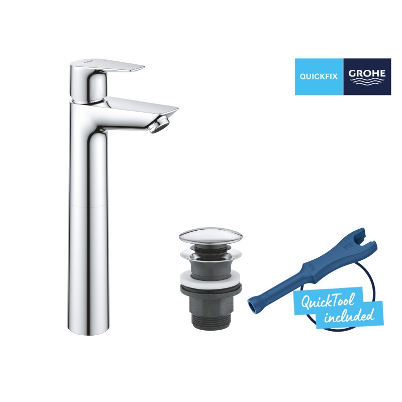 Grohe QuickFix StartEdge Одноважільний змішувач для раковини XL-Size (23777001)