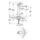 Grohe Змішувач одинважільний для раковини Eurosmart Cosmopolitan XL-Size (23921000)