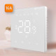 Терморегулятор Navin WT410W-16A 5...35 °C для теплої підлоги електронний Wi-Fi Tuya, Smart Life вбудований дротовий датчик 16A 230В білий (24-160273-8686)