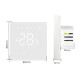 Терморегулятор Navin WT410W-16A 5...35 °C для теплої підлоги електронний Wi-Fi Tuya, Smart Life вбудований дротовий датчик 16A 230В білий (24-160273-8686)