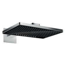 Hansgrohe Rainmaker Select 460 Верхній душ2jet з тримачем зі стіни 450 мм, чорний/хром, (24005600)