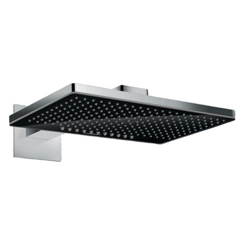 Hansgrohe Rainmaker Select 460 Верхній душ2jet з тримачем зі стіни 450 мм, чорний/хром, (24005600)