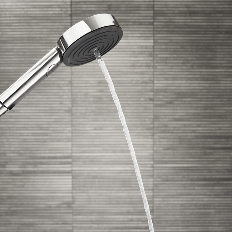 Hansgrohe PULSIFY ручний душ 105 3jet (3 типу струї PowderRain, IntenseRain, MonoRain) EcoSmart, хром, (24101000)