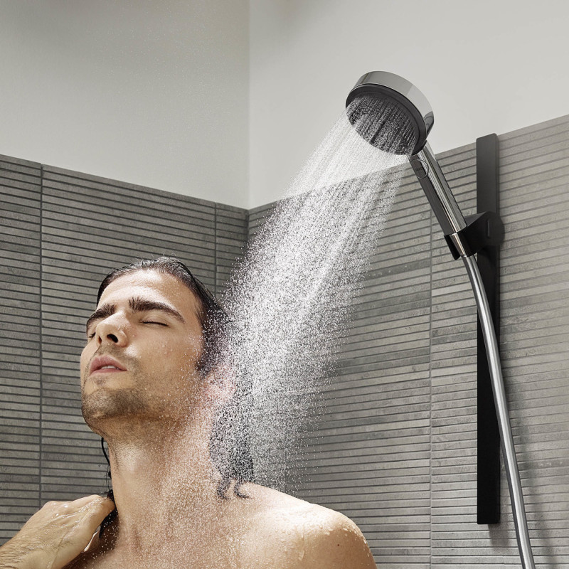 Hansgrohe PULSIFY ручний душ (3 типа струи PowderRain, IntenseRain, Massage), EcoSmartколір хром, (24111000)