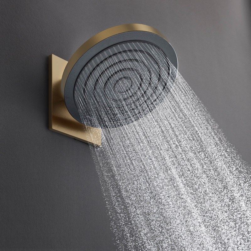 Hansgrohe PULSIFY держатель верхнего душа, цвет шлифованная бронза, (24149140)