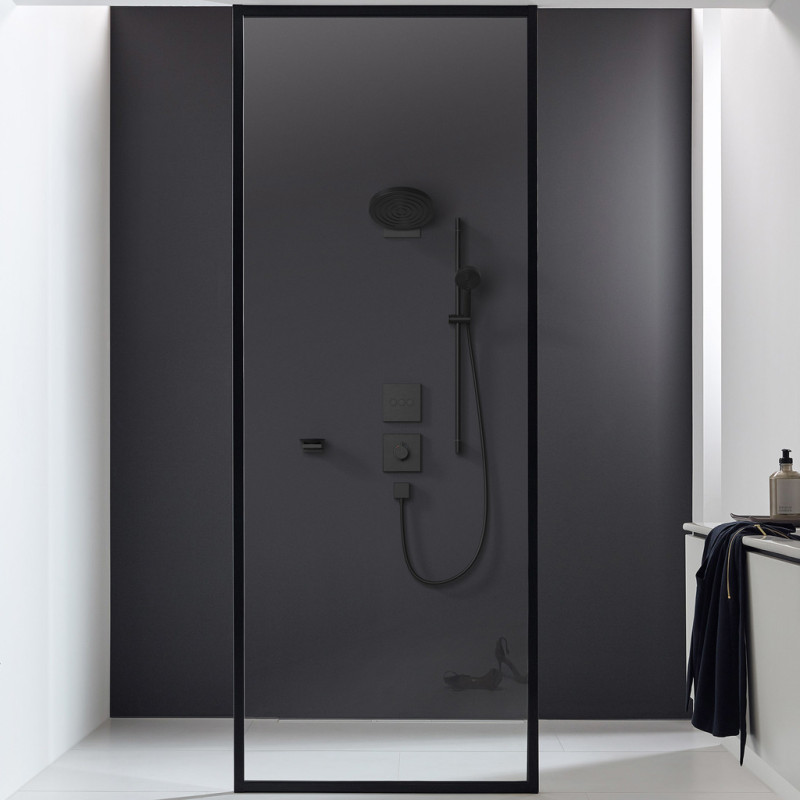 Hansgrohe PULSIFY верхній душ з тримачем 260 (2 режими), чорний матовий, (24150670)