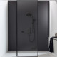 Hansgrohe PULSIFY верхній душ з тримачем 260 (2 режими), чорний матовий, (24150670)