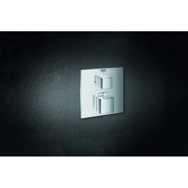 Термостат прихованого монтажу на 2 споживача Grohe Grohtherm Cube (24154000)