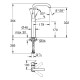 Grohe Essence Одноважільний змішувач для раковини XL-Size (24170001)